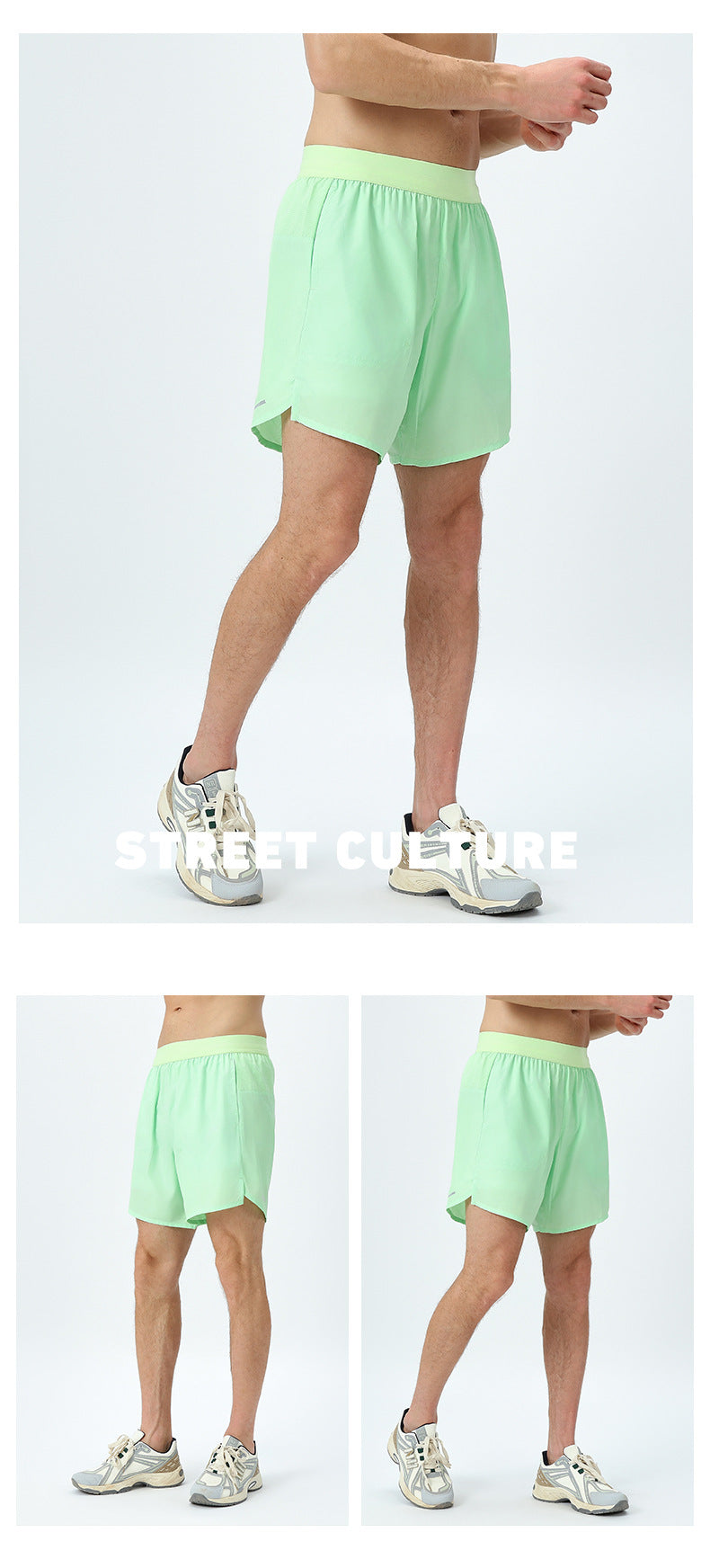Mens Running 100%Polyester Shorts P-5902