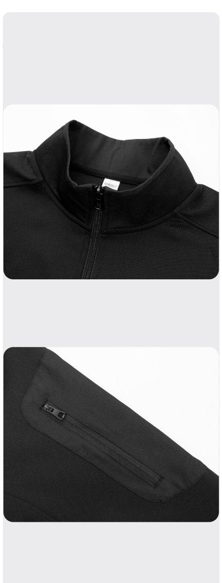 Mens Sports Fitness 96%Polyester 4%Spandex Jacket P-61172 print logo 17