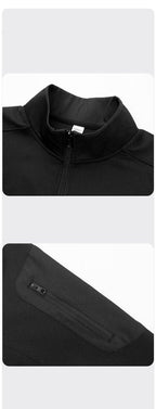 Mens Sports Fitness 96%Polyester 4%Spandex Jacket P-61172 print logo 17