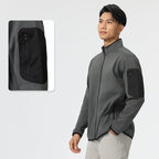 Mens Sports Fitness 96%Polyester 4%Spandex Jacket P-61172 print logo 6