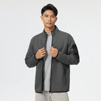 Mens Sports Fitness 96%Polyester 4%Spandex Jacket P-61172 print logo 11