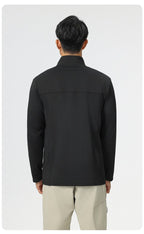 Mens Sports Workout 92%Polyester 8%Spandex Jacket P-61173 print logo 18