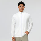 Mens Sports Workout 92%Polyester 8%Spandex Jacket P-61173 print logo 3