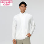 Mens Sports Workout 92%Polyester 8%Spandex Jacket P-61173 print logo 12