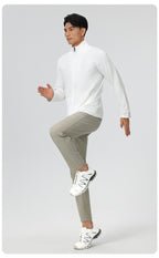 Mens Sports Workout 92%Polyester 8%Spandex Jacket P-61173 print logo 20