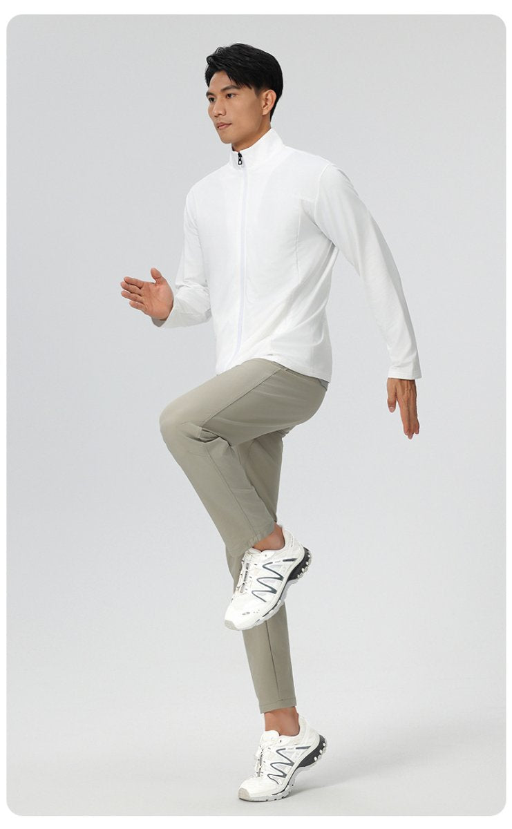 Mens Sports Workout 92%Polyester 8%Spandex Jacket P-61173 print logo 20