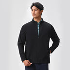 Mens Sports Training 88%Nylon 12%Spandex Jacket P-61175 print logo 1