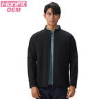 Mens Sports Training 88%Nylon 12%Spandex Jacket P-61175 print logo 8
