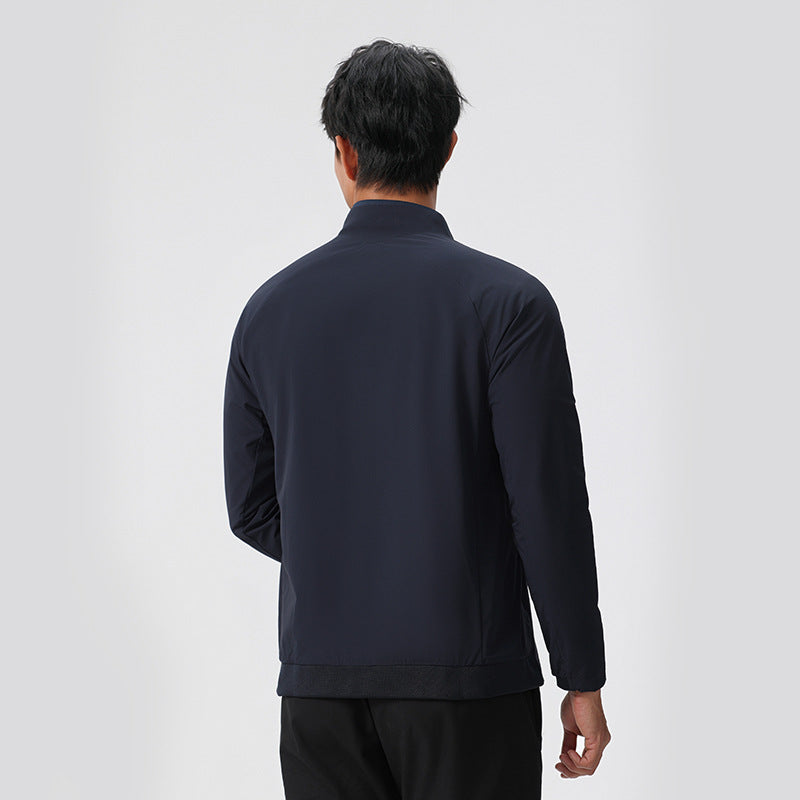 Mens Sports Training 88%Nylon 12%Spandex Jacket P-61175 print logo 2