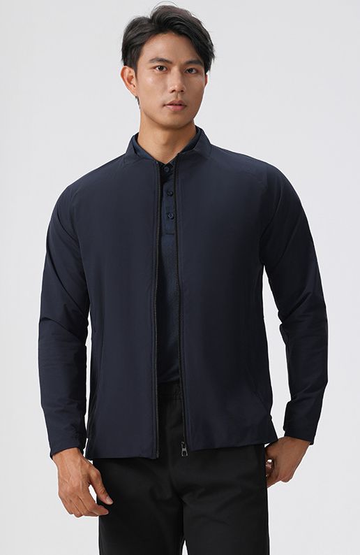 Mens Sports Training 88%Nylon 12%Spandex Jacket P-61175 print logo 6