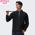 Mens Sports Training 88%Nylon 12%Spandex Jacket P-61175 print logo 11