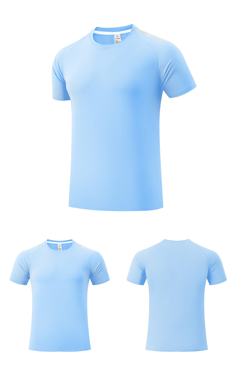 Men's Short Sleeve T-Shirt Casual Tee Gym Shirt PF-61225