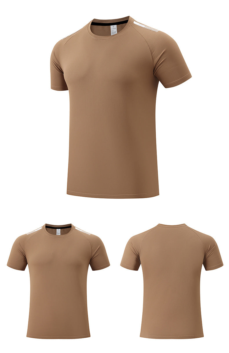 Men's Short Sleeve T-Shirt Casual Tee Gym Shirt PF-61225
