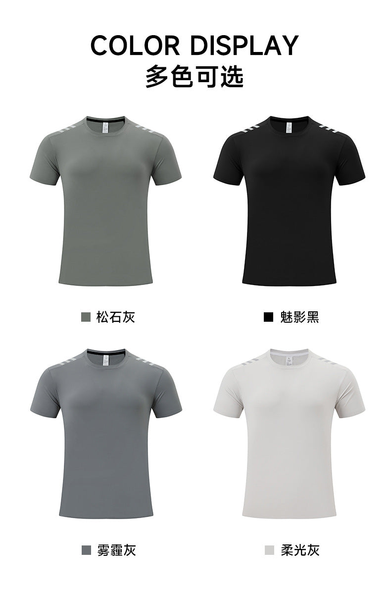 Men's Short Sleeve T-Shirt Casual Tee Gym Shirt PF-61230