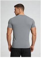 Men's Short Sleeve T-Shirt Casual Tee Gym Shirt PF-61230