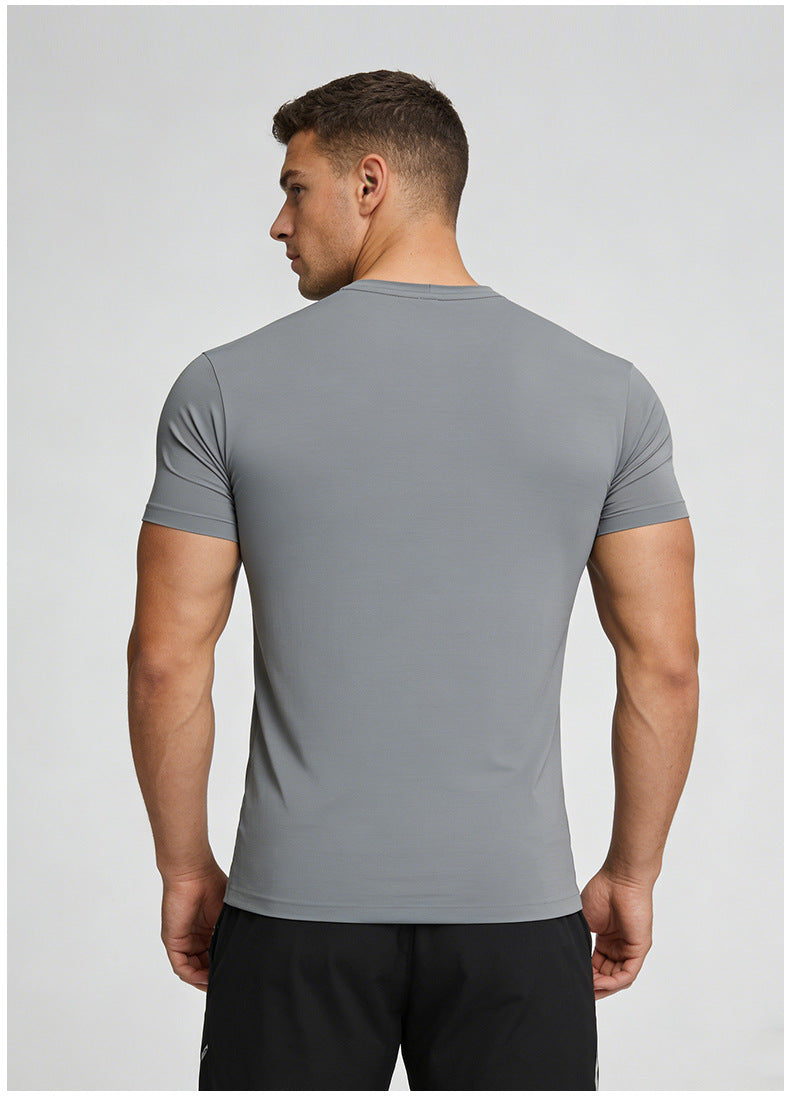 Men's Short Sleeve T-Shirt Casual Tee Gym Shirt PF-61230