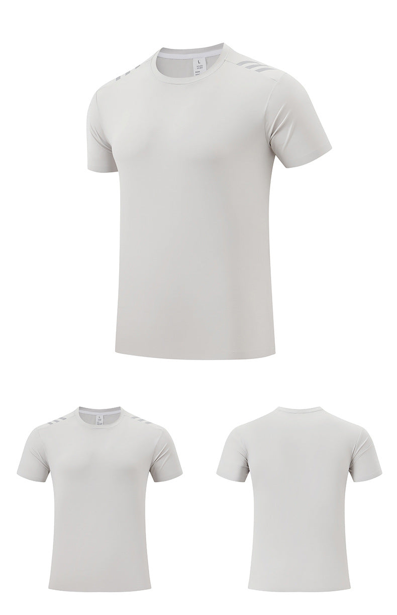 Men's Short Sleeve T-Shirt Casual Tee Gym Shirt PF-61230