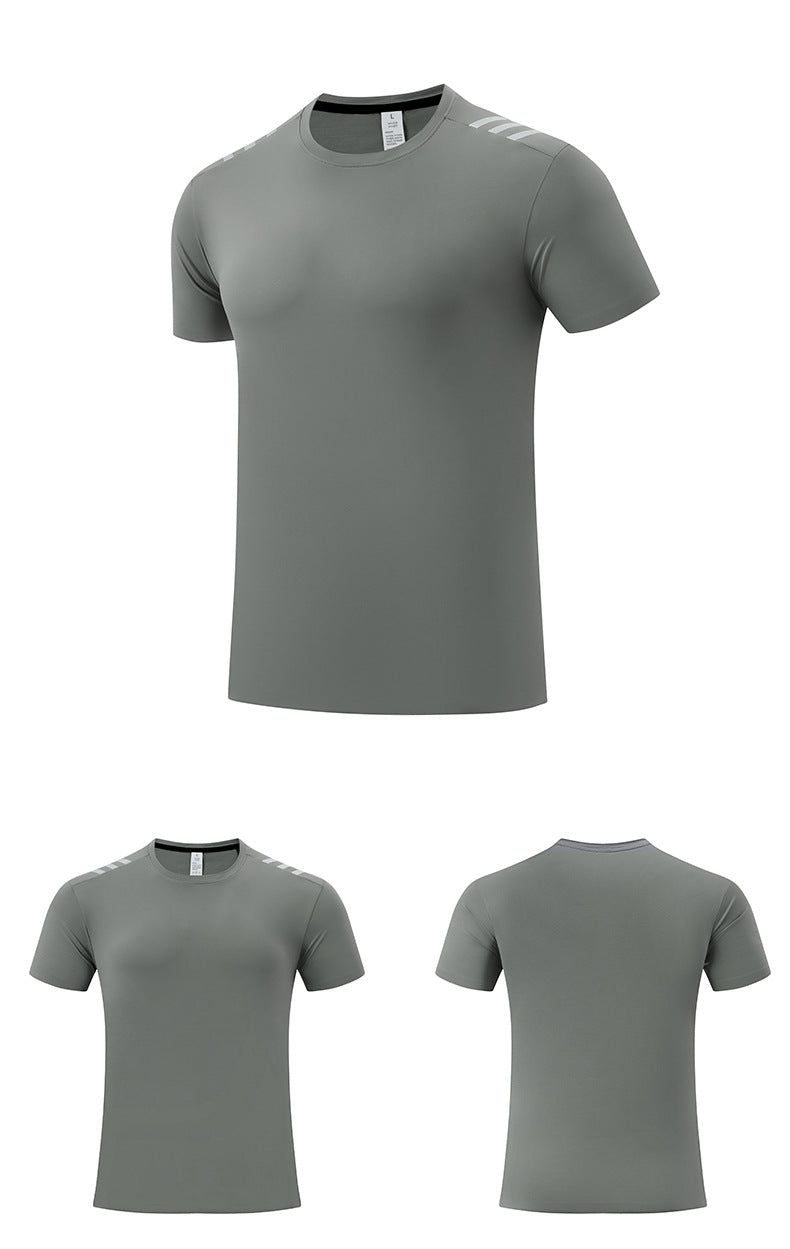 Men's Short Sleeve T-Shirt Casual Tee Gym Shirt PF-61230
