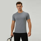 Men's Short Sleeve T-Shirt Casual Tee Gym Shirt PF-61230
