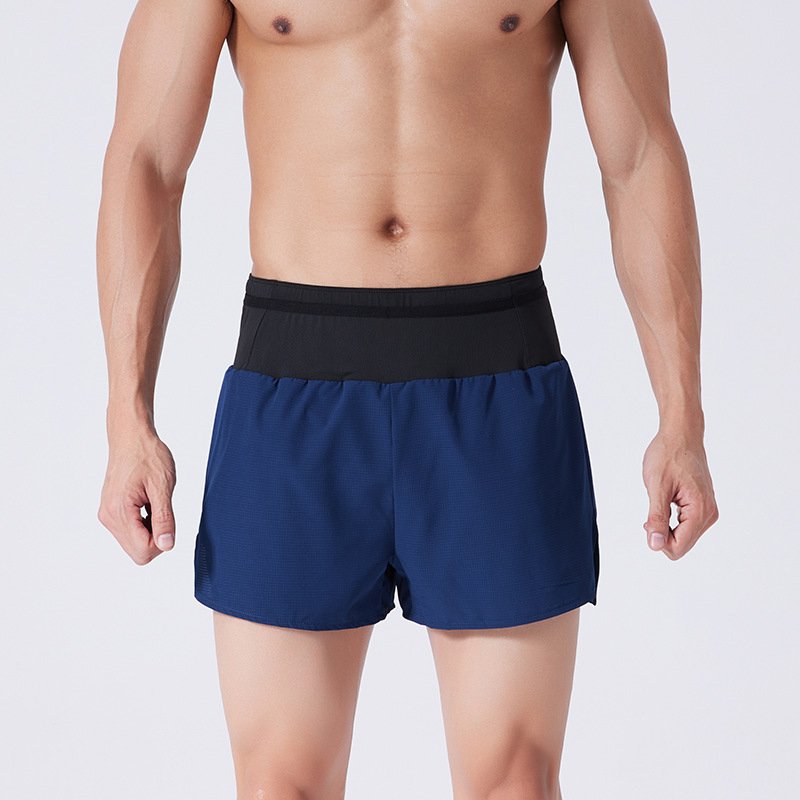 Mens Gym Training 88% polyester 12% spandex Shorts PF-62219c print logo 13
