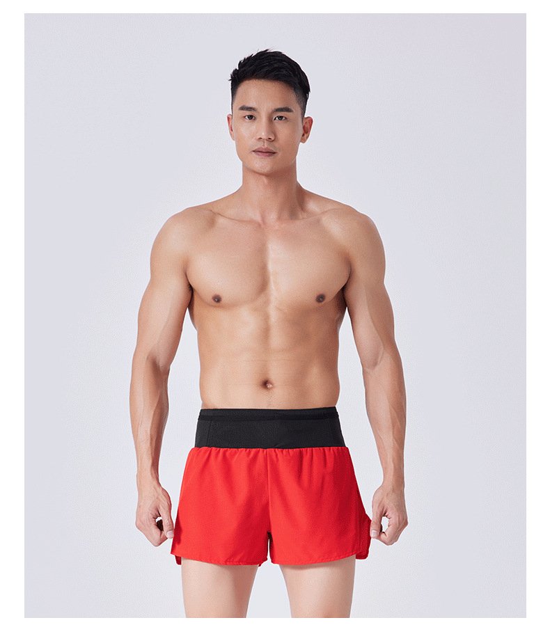 Mens Gym Training 88% polyester 12% spandex Shorts PF-62219c print logo 27
