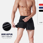 Mens Gym Training 88% polyester 12% spandex Shorts PF-62219c print logo 7