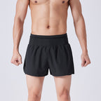 Mens Gym Training 88% polyester 12% spandex Shorts PF-62219c print logo 11
