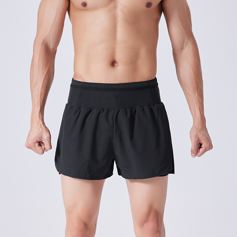 Mens Gym Training 88% polyester 12% spandex Shorts PF-62219c print logo 11