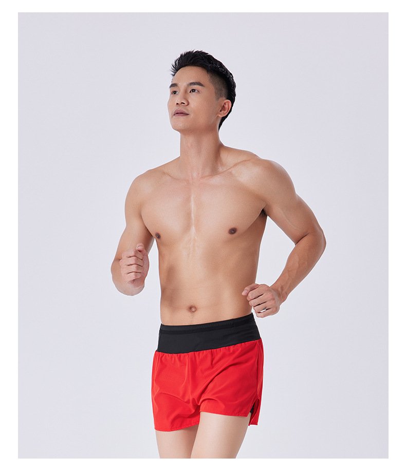 Mens Gym Training 88% polyester 12% spandex Shorts PF-62219c print logo 28