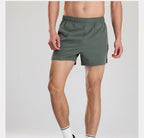Mens Sports Fitness 95% polyester 5% spandex Shorts PF-62223 print logo 37