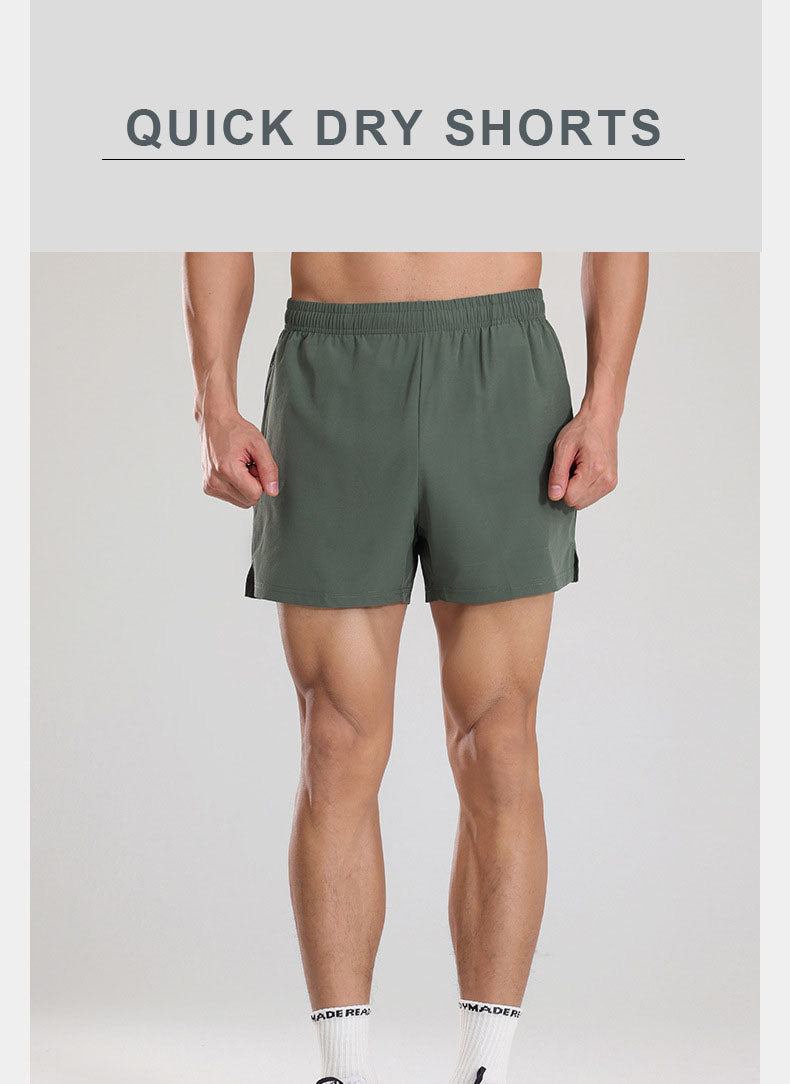 Mens Sports Fitness 95% polyester 5% spandex Shorts PF-62223 print logo 18