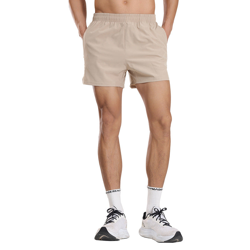 Mens Sports Fitness 95% polyester 5% spandex Shorts PF-62223 print logo 15
