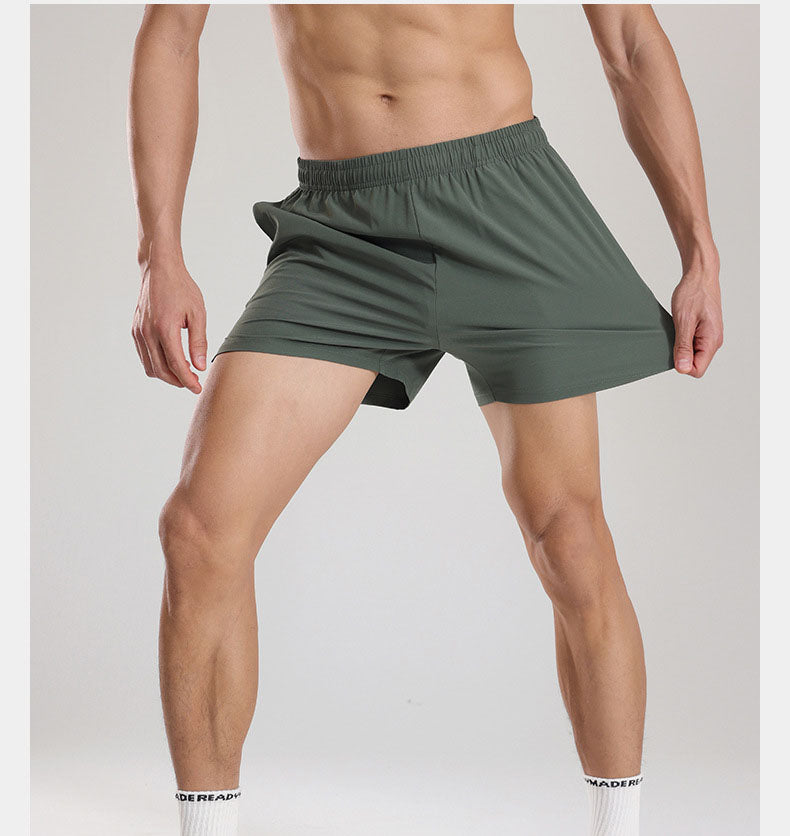 Mens Sports Fitness 95% polyester 5% spandex Shorts PF-62223 print logo 35