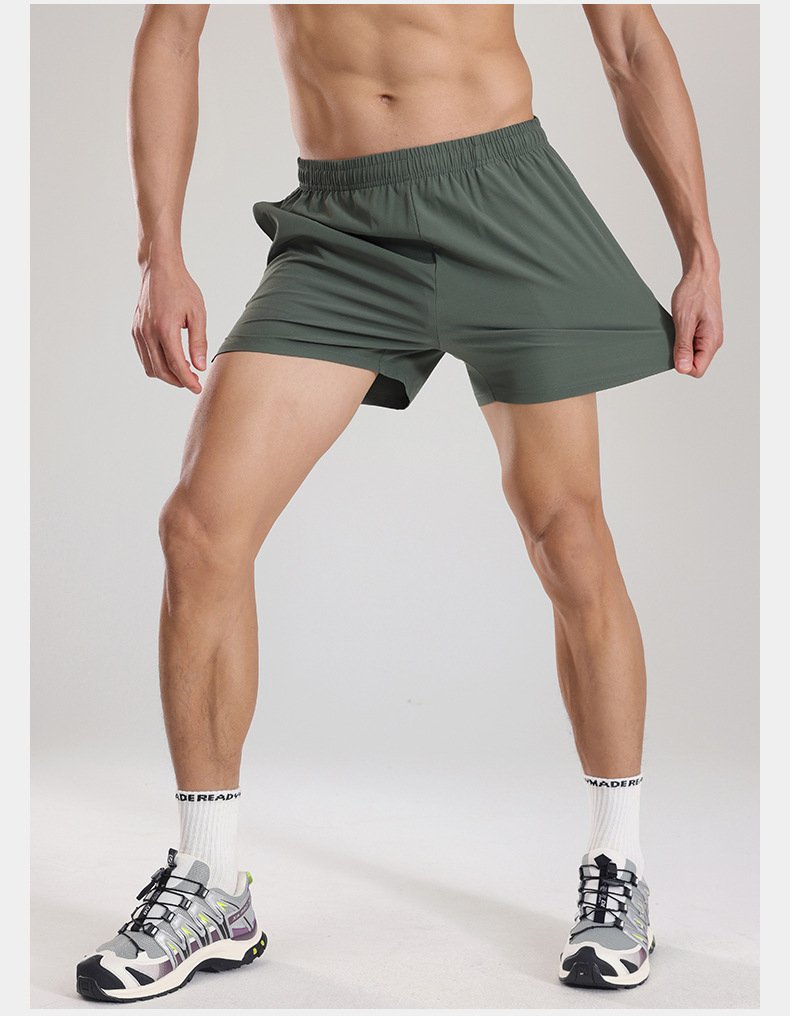 Mens Sports Fitness 95% polyester 5% spandex Shorts PF-62223 print logo 36