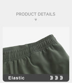 Mens Sports Fitness 95% polyester 5% spandex Shorts PF-62223 print logo 24