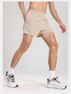 Mens Sports Fitness 95% polyester 5% spandex Shorts PF-62223 print logo 44