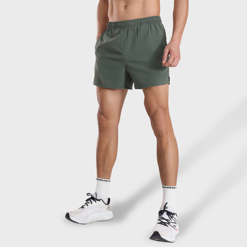 Mens Sports Fitness 95% polyester 5% spandex Shorts PF-62223 print logo 8