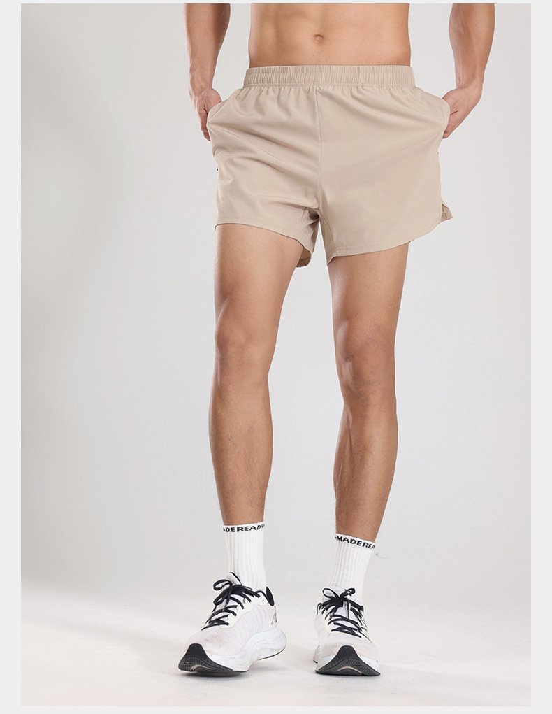 Mens Sports Fitness 95% polyester 5% spandex Shorts PF-62223 print logo 40