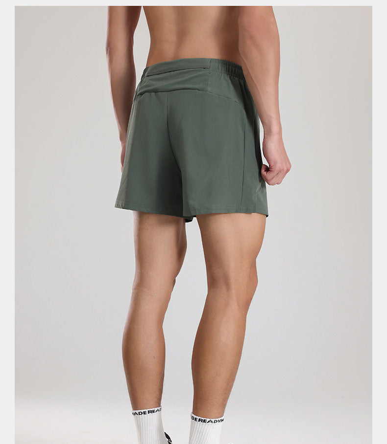 Mens Sports Fitness 95% polyester 5% spandex Shorts PF-62223 print logo 20