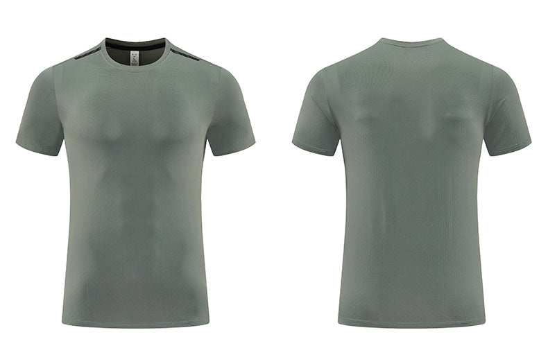 Men's Short Sleeve T-Shirt Casual Tee Gym Shirt PF-MT25115
