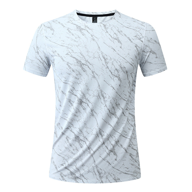 Men's Short Sleeve T-Shirt Casual Tee Gym Shirt PF-YMT003