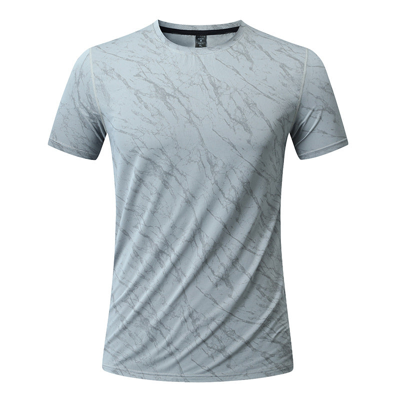 Men's Short Sleeve T-Shirt Casual Tee Gym Shirt PF-YMT003