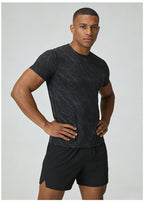Men's Short Sleeve T-Shirt Casual Tee Gym Shirt PF-YMT003