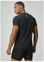 Men's Short Sleeve T-Shirt Casual Tee Gym Shirt PF-YMT003