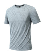 Men's Short Sleeve T-Shirt Casual Tee Gym Shirt PF-YMT003