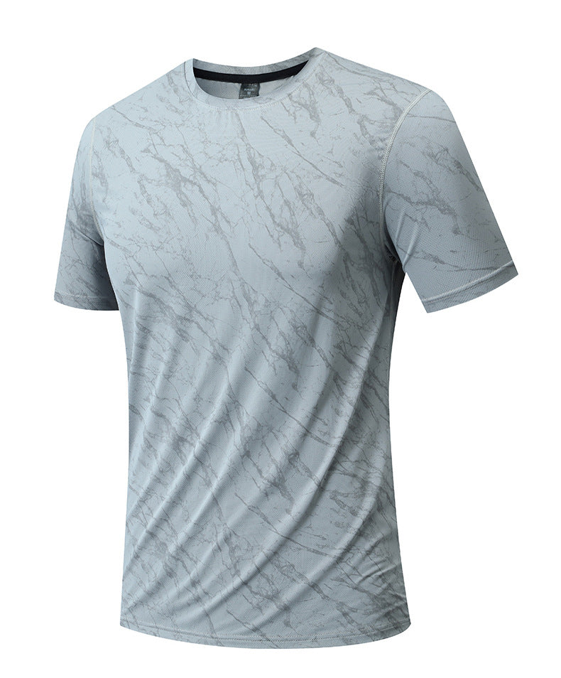 Men's Short Sleeve T-Shirt Casual Tee Gym Shirt PF-YMT003