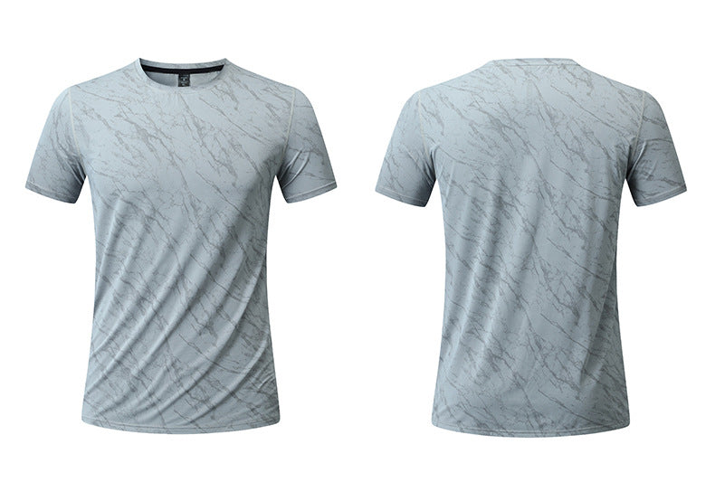 Men's Short Sleeve T-Shirt Casual Tee Gym Shirt PF-YMT003
