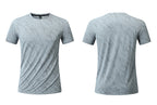 Men's Short Sleeve T-Shirt Casual Tee Gym Shirt PF-YMT003