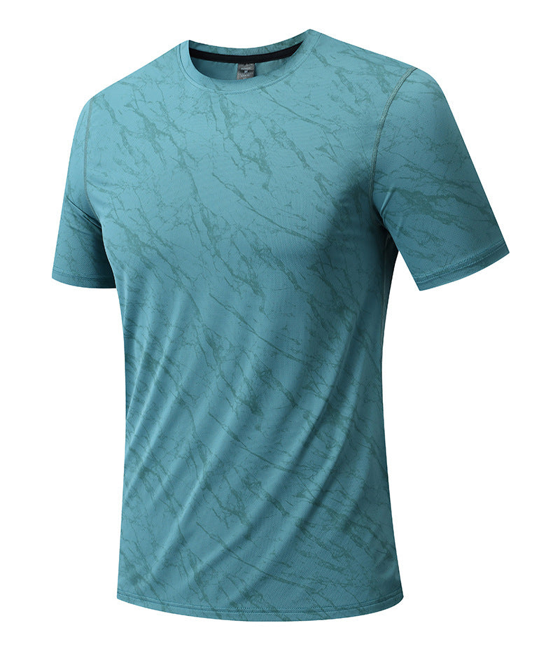 Men's Short Sleeve T-Shirt Casual Tee Gym Shirt PF-YMT003
