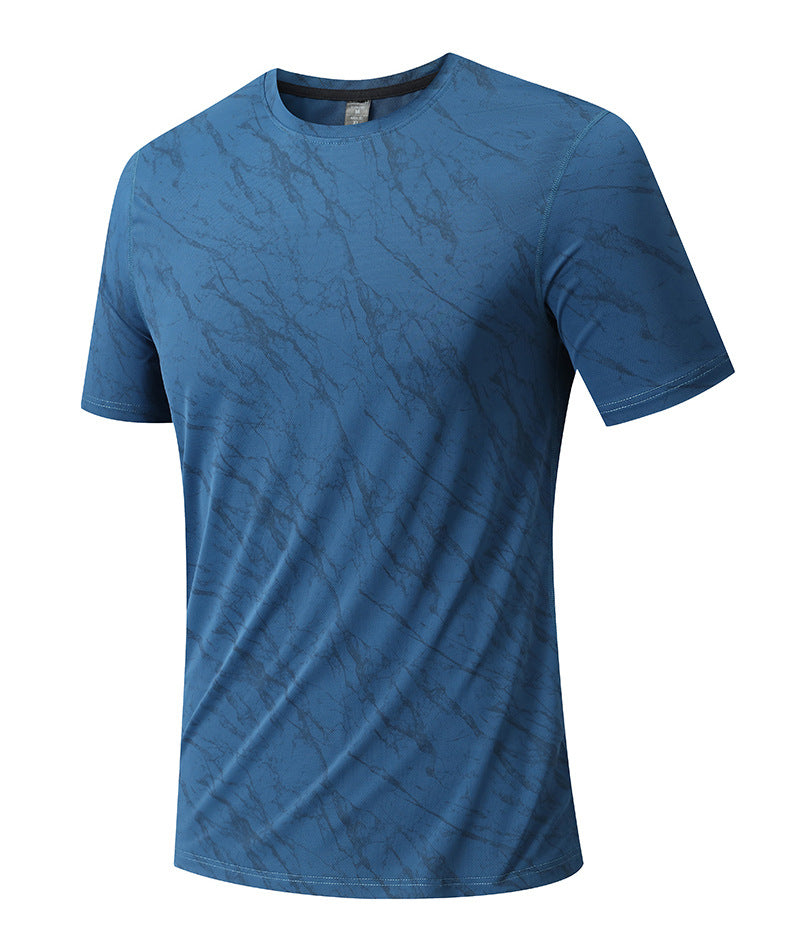 Men's Short Sleeve T-Shirt Casual Tee Gym Shirt PF-YMT003